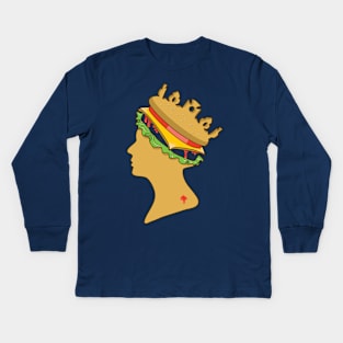 Royal With Cheese aka Burger Queen Kids Long Sleeve T-Shirt